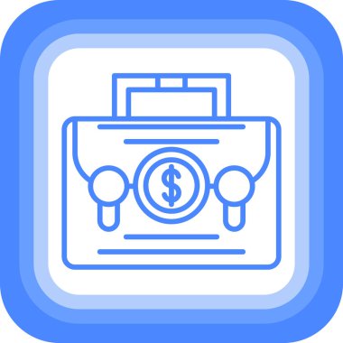 Para için. Web simgesi basit illüstrasyon