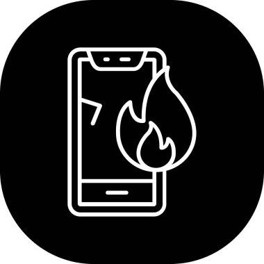 cep telefonu simgesi vektör çizimi