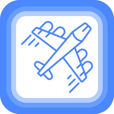 Uçak. Web simgesi basit illüstrasyon