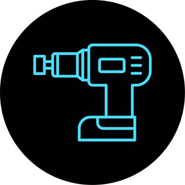 tornavida vektör düz simgesi