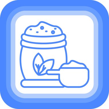 yiyecek web simgesi basit illüstrasyon