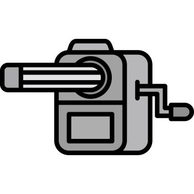 Benzin pompası ikonu. Web için benzin vektör simgelerinin özet çizimi