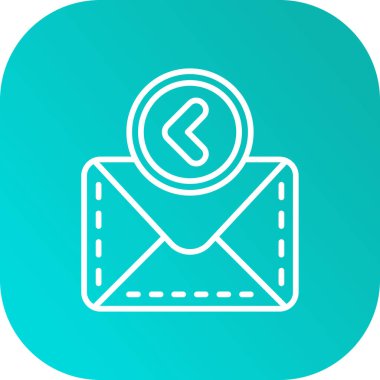 Sol Ok simgesi, vektör illüstrasyonu basit tasarım