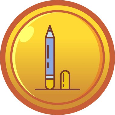 kurşun vektör simgesi modern basit vektör çizimi