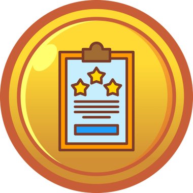 Rozet Simgesi Moda Biçiminde İzole Arkaplan