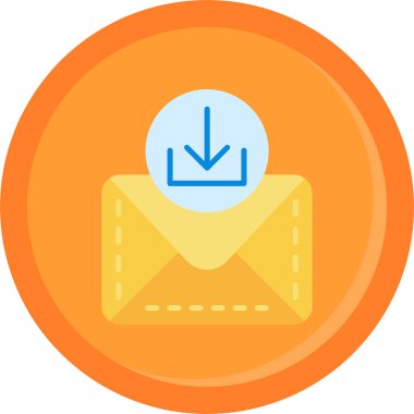 e-posta mektup simgesi düz biçimli