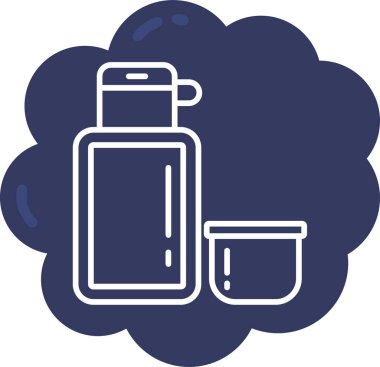 Parfüm. Web simgesi basit illüstrasyon