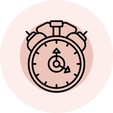 Pusula. Web simgesi basit illüstrasyon