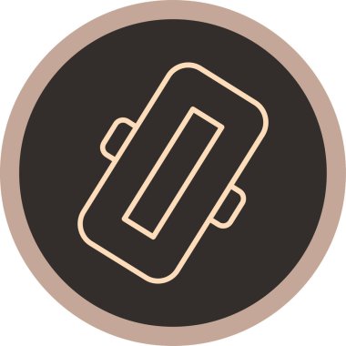 Pil simgesinin vektör illüstrasyonu