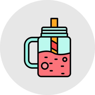 İç bakalım. Web simgesi basit illüstrasyon