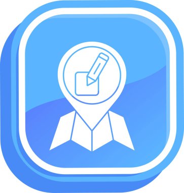 Bir pano simgesinin vektör illüstrasyonu