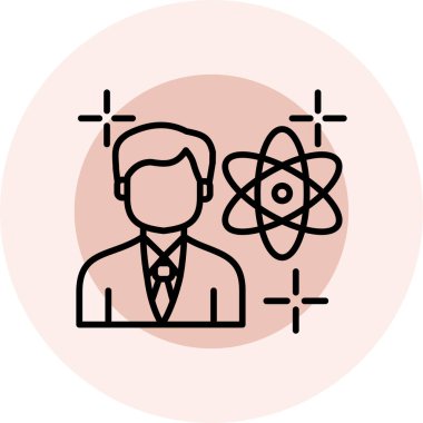 İnsan kaynakları düz vektör simgesi