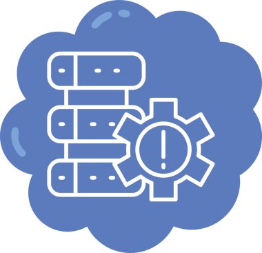 Bulut. Web simgesi basit tasarım