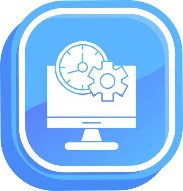 dizüstü bilgisayar ayarlama vektörü simgesi