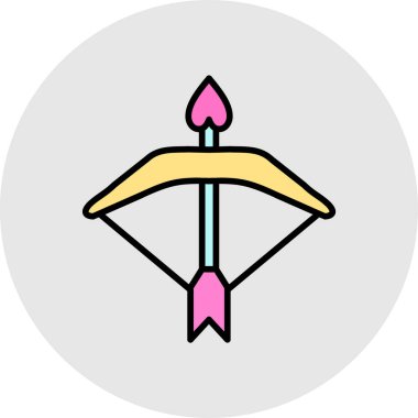 Bir yıldız simgesinin vektör illüstrasyonu