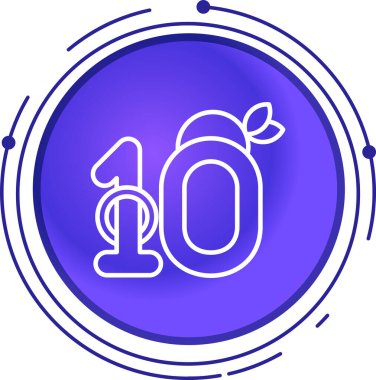 10 numaralı simge tasarımı