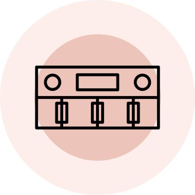 Modern b 'nin vektör illüstrasyonu eksik simgesi