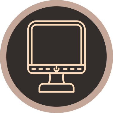 bilgisayar simgesi vektör illüstrasyonu