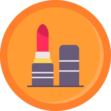 Ruj izi. Web simgesi basit illüstrasyon