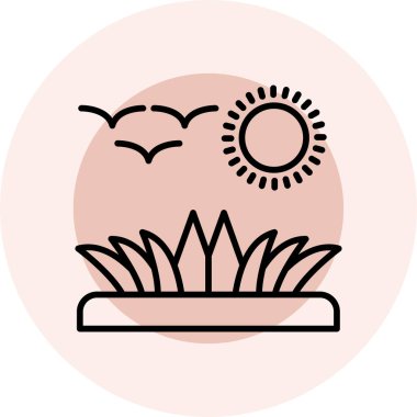 Spa simgesinin vektör illüstrasyonu