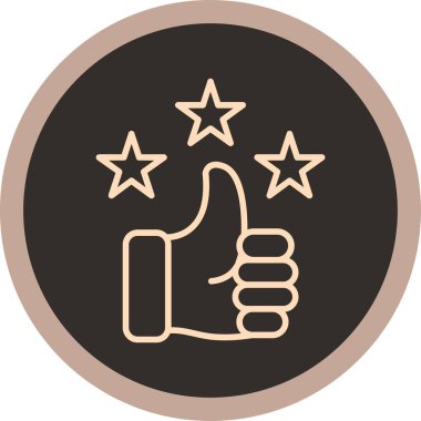 Moda Biçimli Ayrı Arkaplanda Simge Gibi