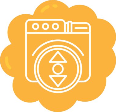 Kamera. Web simgesi basit illüstrasyon