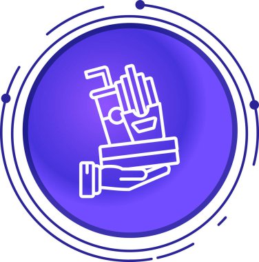 Tıbbi kayıt simgesi beyaz arkaplanda izole edildi. Sağlık sigortası konsepti. Biçim. Reçete, tıbbi kontrol işaretleri. Renkli taslak konsepti. vektör.