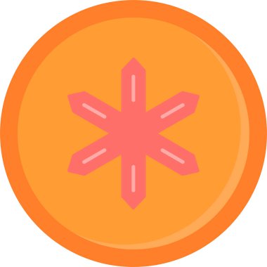 Çiçek. Web simgesi basit illüstrasyon