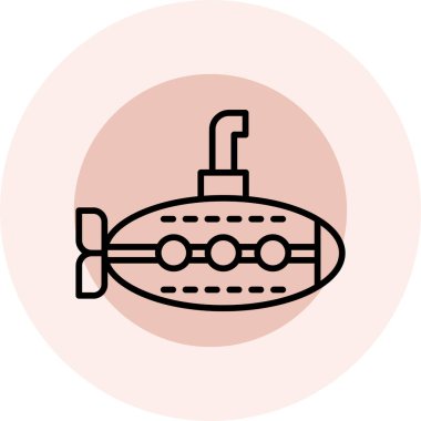 Modern bir simgenin vektör illüstrasyonu