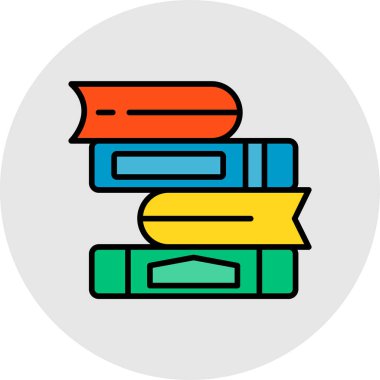 Eğitim ve okul konseptinin vektör simgesi