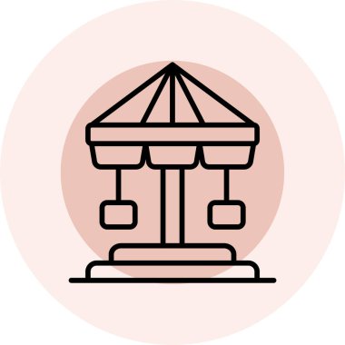 Modern simgenin vektör illüstrasyonu