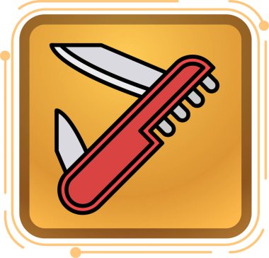 bıçak ve bıçak simgesi