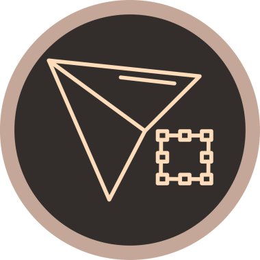 Elmas. Web simgesi basit illüstrasyon