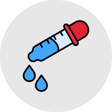 Kan damlası ikonu vektör çizimi tasarımı