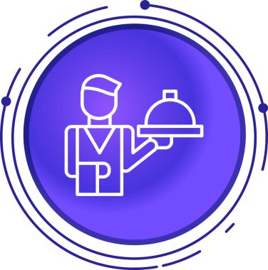 Gıda simgesinin vektör illüstrasyonu