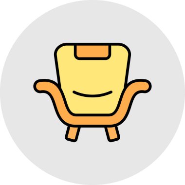 sandalye simgesi çizimi