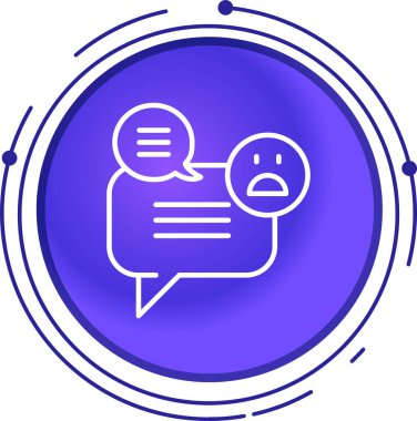 konuşma balonu simgesi, illüstrasyon