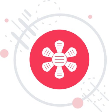 Beyaz arkaplanda çizgi bakteri simgesi izole edildi. bakteri ve mikroplar, mikroorganizma neden olan organizma, hücre kanseri, mikrop, virüs, mantar.