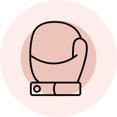 Modern simgenin vektör illüstrasyonu