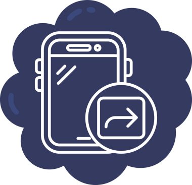 Mobil uygulamanın vektör illüstrasyonu