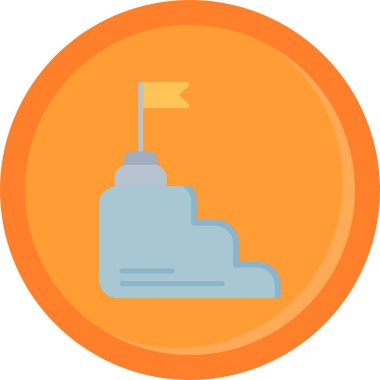 Kek. Web simgesi basit illüstrasyon