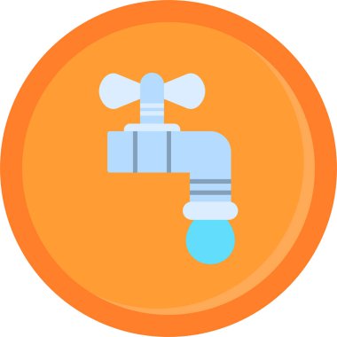 su borusu simgesi modern vektör illüstrasyonu