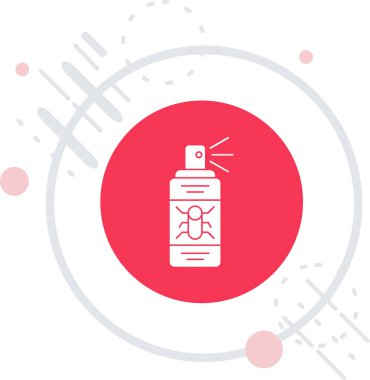 Beyaz arka planda biyolojik tehlike ikonu izole edildi. Renkli taslak konsepti. vektör.