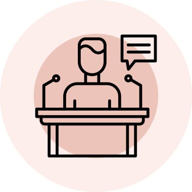 İş ve finans simgesinin vektör illüstrasyonu