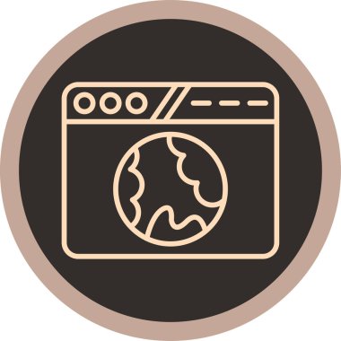 seo modern simgesinin vektör illüstrasyonu