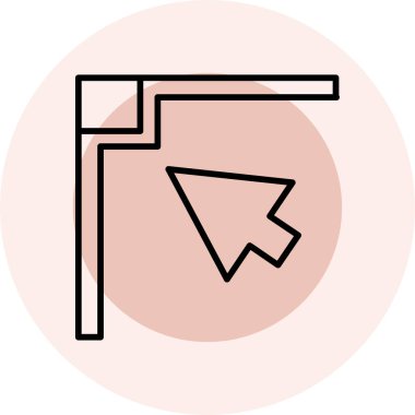 Modern eğitim ikonunun vektör illüstrasyonu