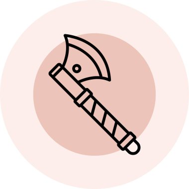 Balta simgesi vektör illüstrasyonu