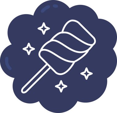 Çizgi film simgesinin vektör çizimi