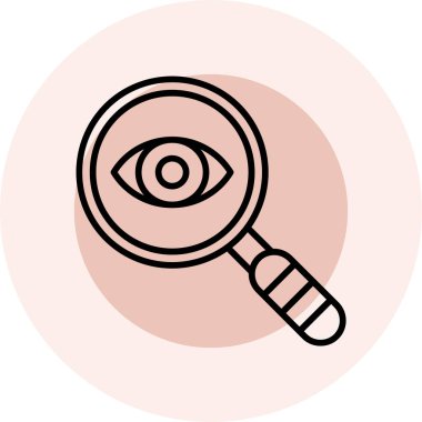 Ara. Web simgesi basit illüstrasyon