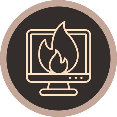 Simge vektör resimlemesini ateşle